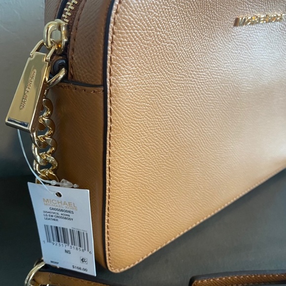 Michael Kors Acorn Tan Crossbody bag purse NWT - Picture 2 of 5